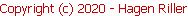 Copyright (c) 2020 - Hagen Riller